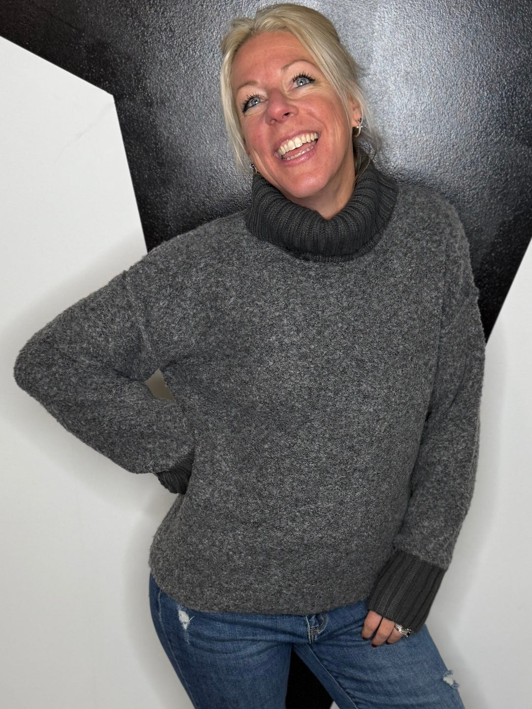 Wordsmith Turtleneck Sweater