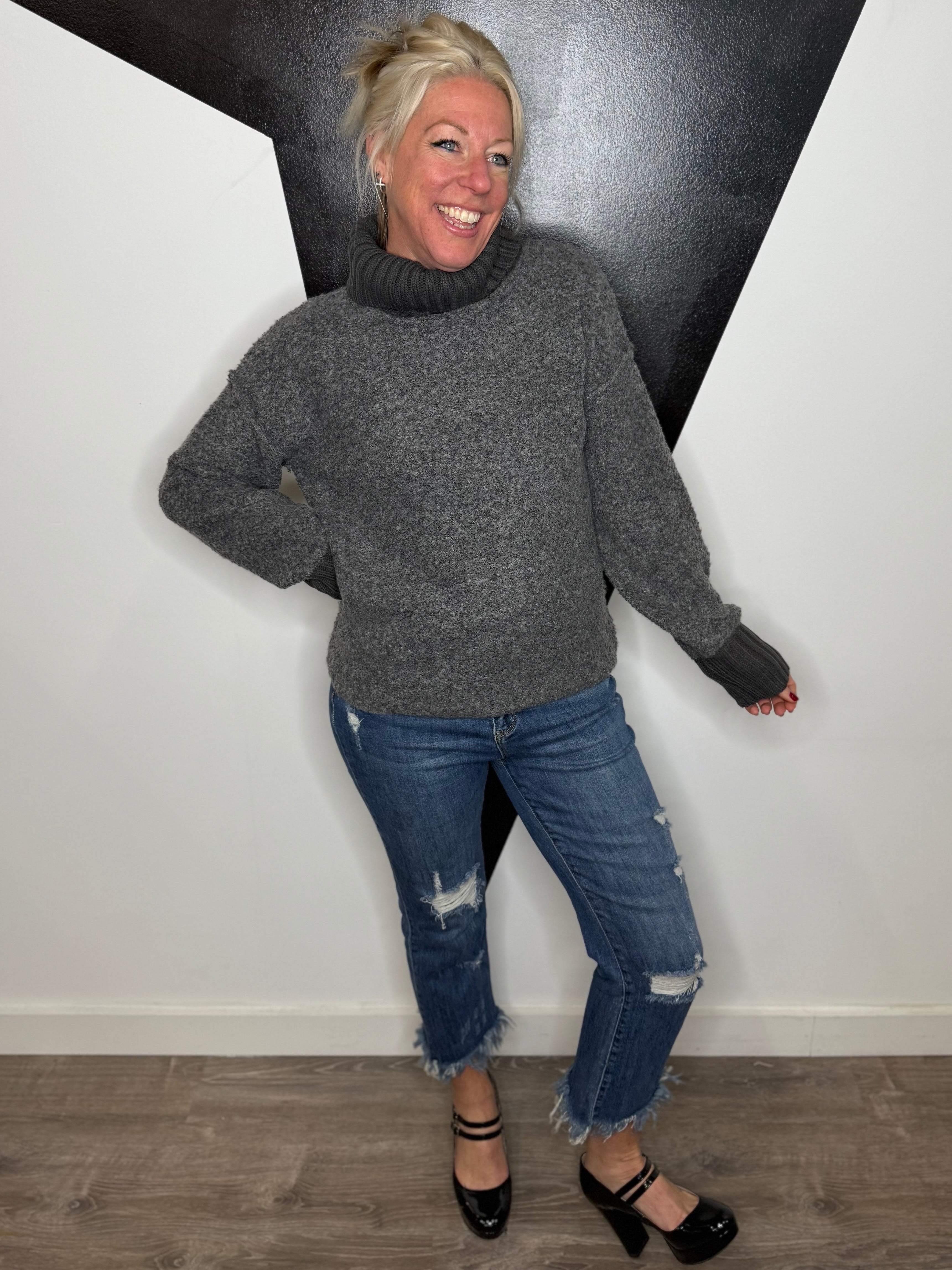 Wordsmith Turtleneck Sweater