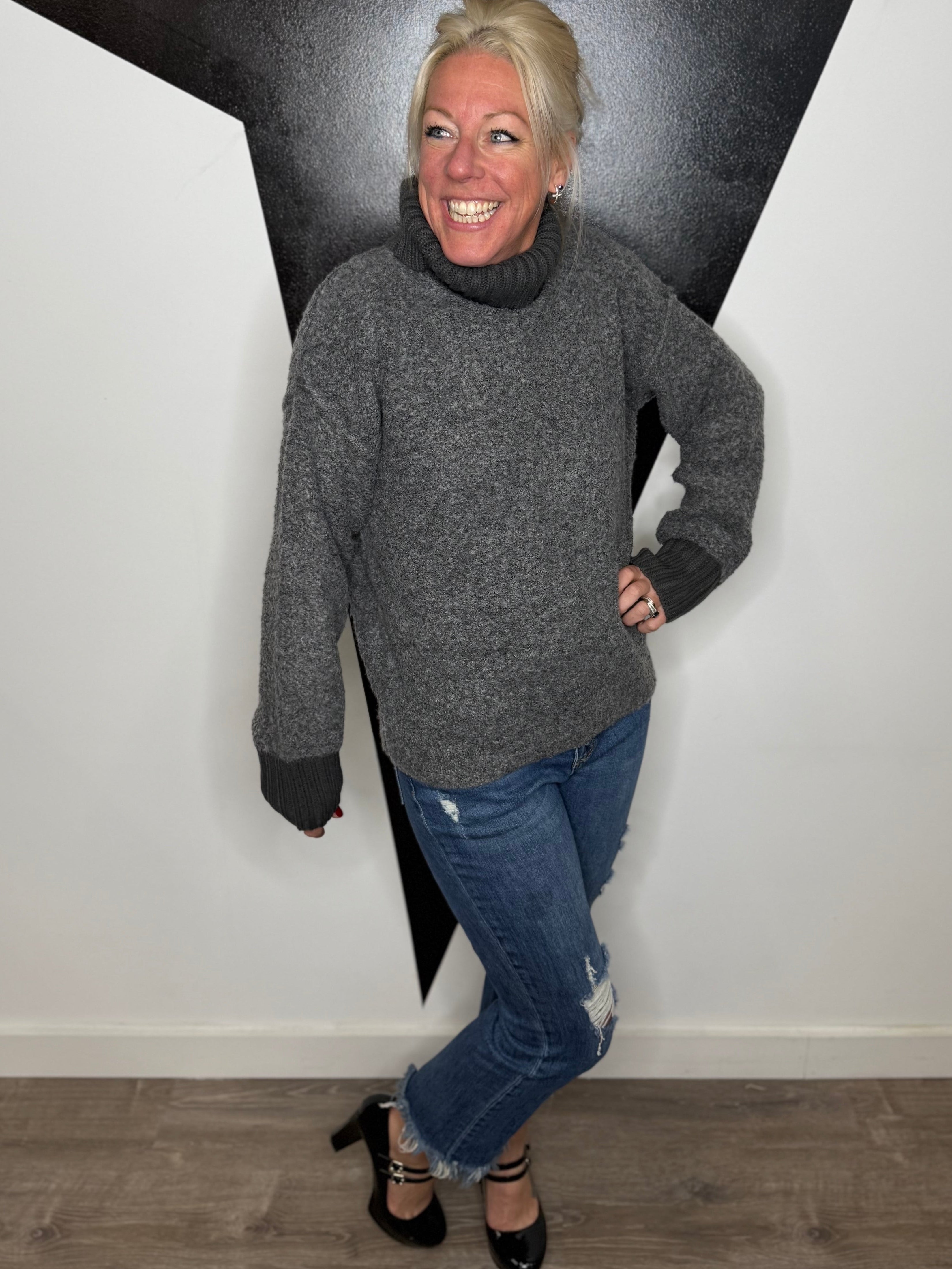 Wordsmith Turtleneck Sweater