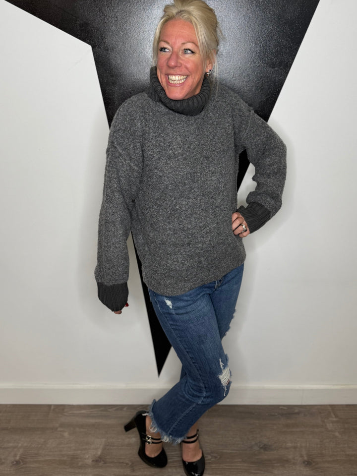 Wordsmith Turtleneck Sweater