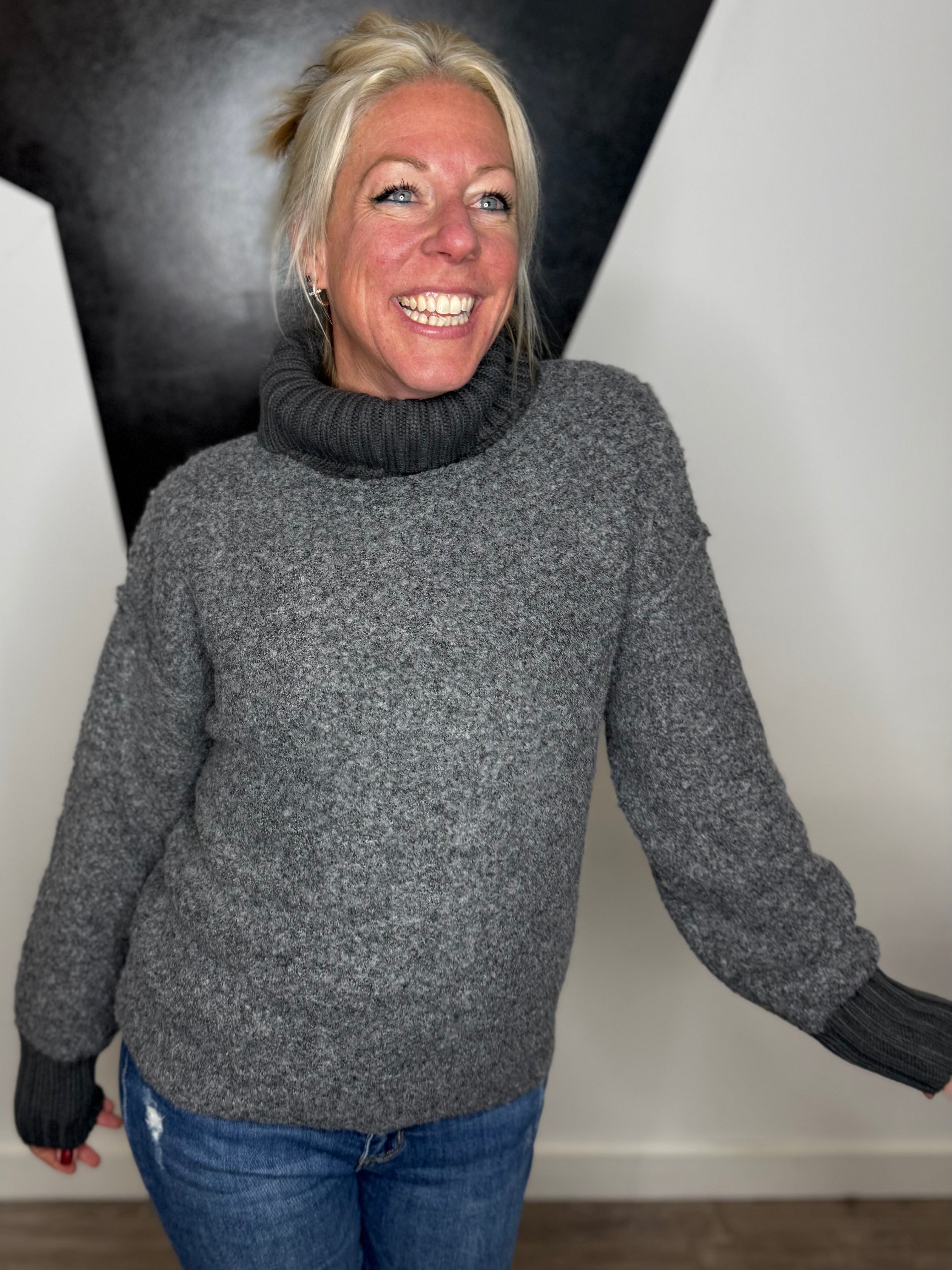 Wordsmith Turtleneck Sweater