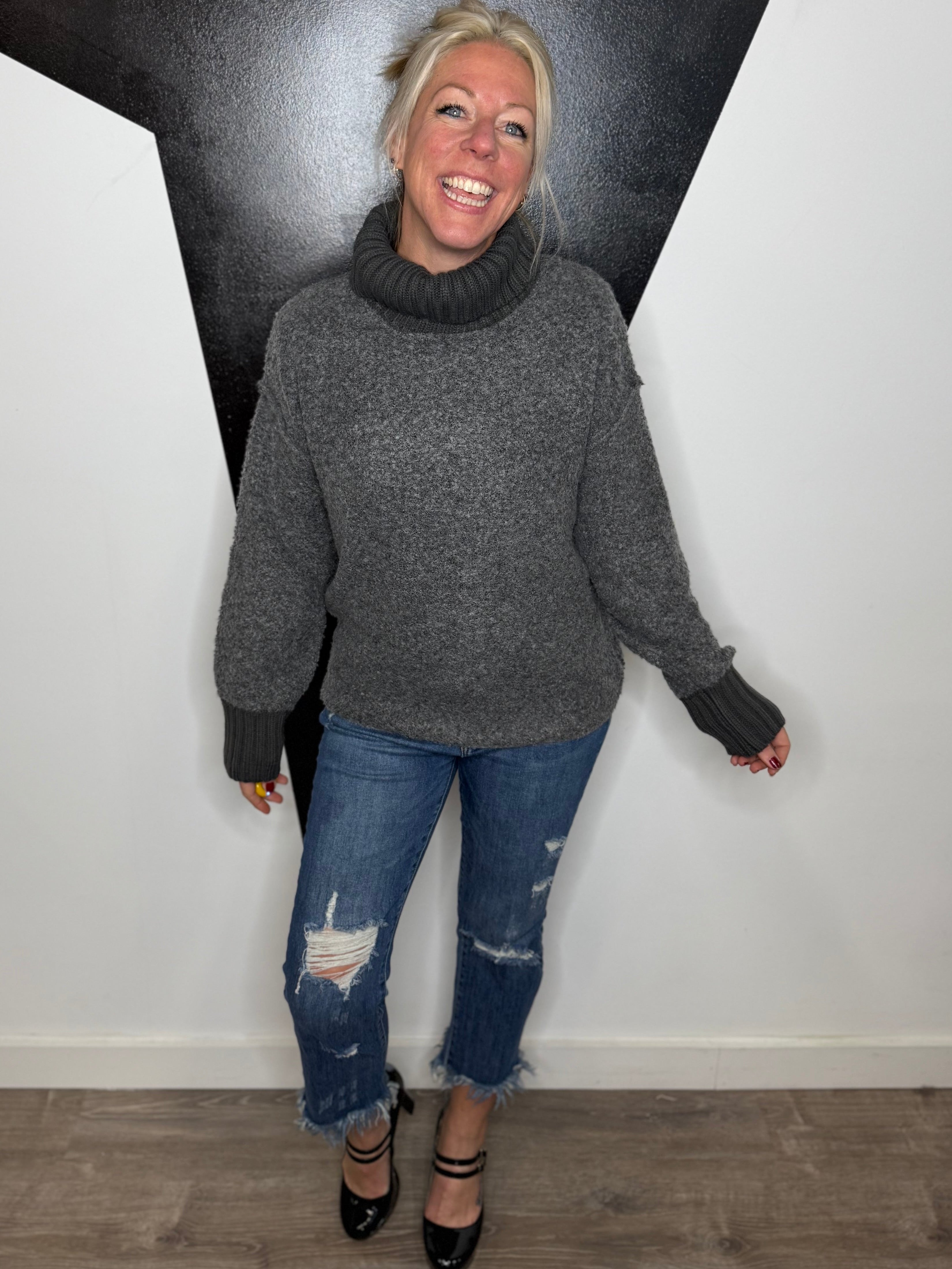 Wordsmith Turtleneck Sweater