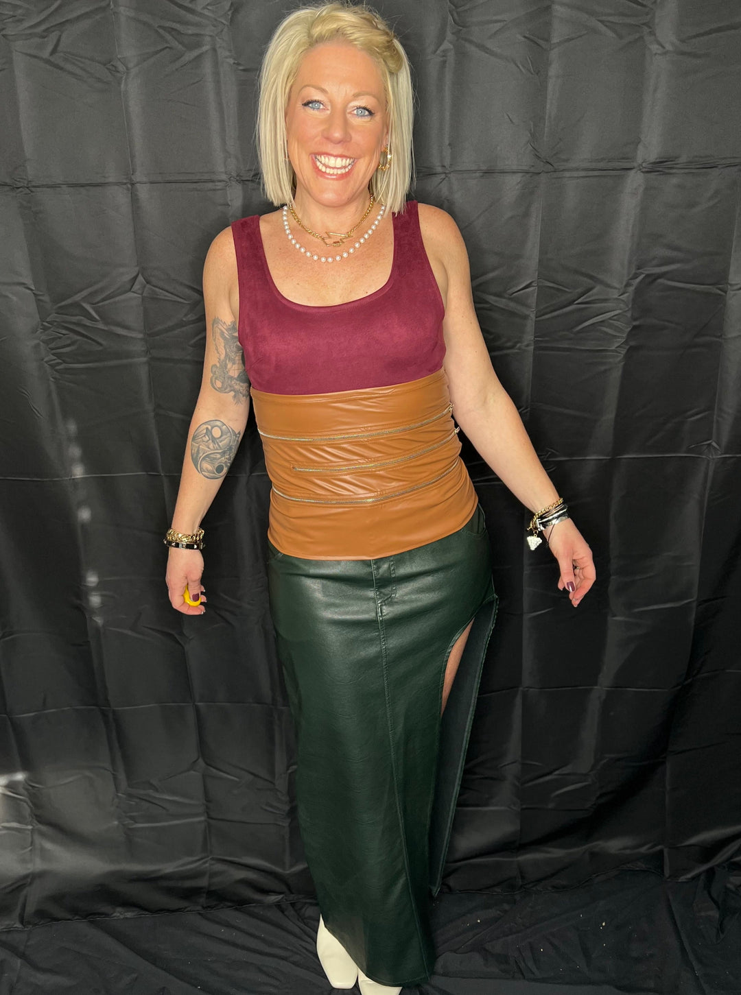Carla Belt in Brown