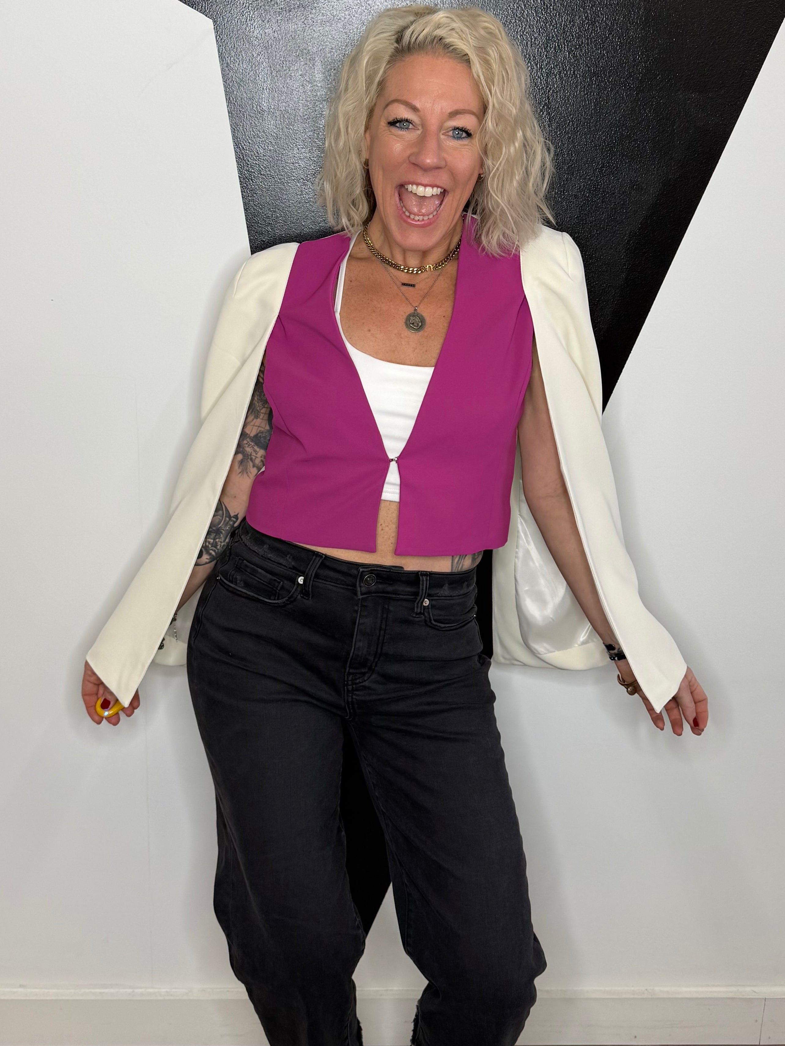 Cassian Cape Cloak Crop Jacket