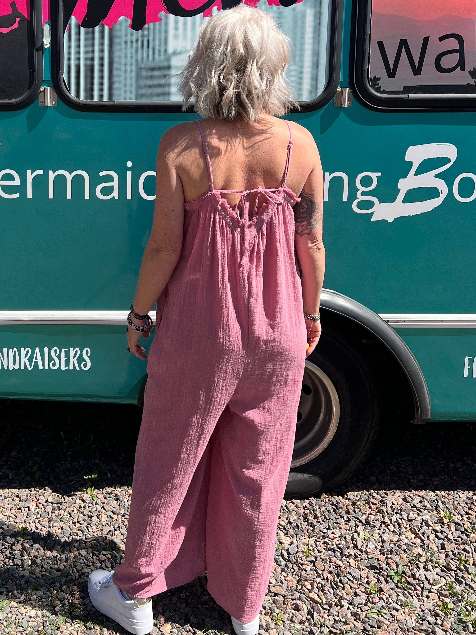 Easy Breezy Jumpsuit in Mauve