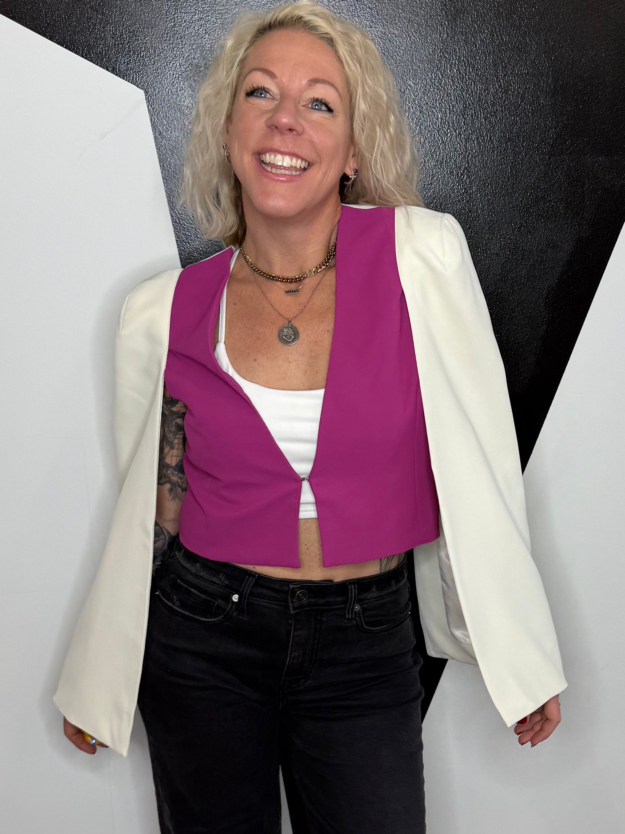 Cassian Cape Cloak Crop Jacket