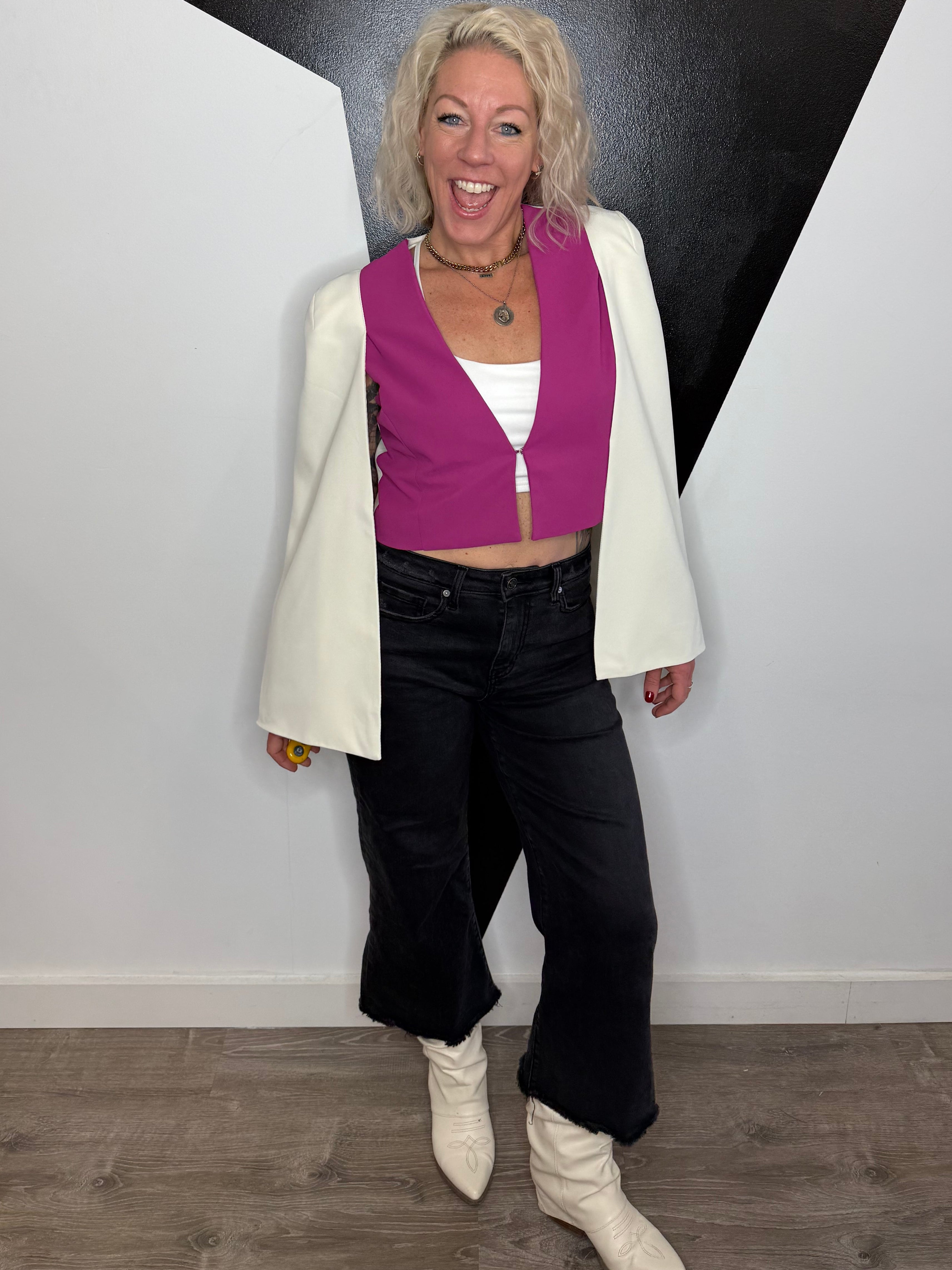 Cassian Cape Cloak Crop Jacket