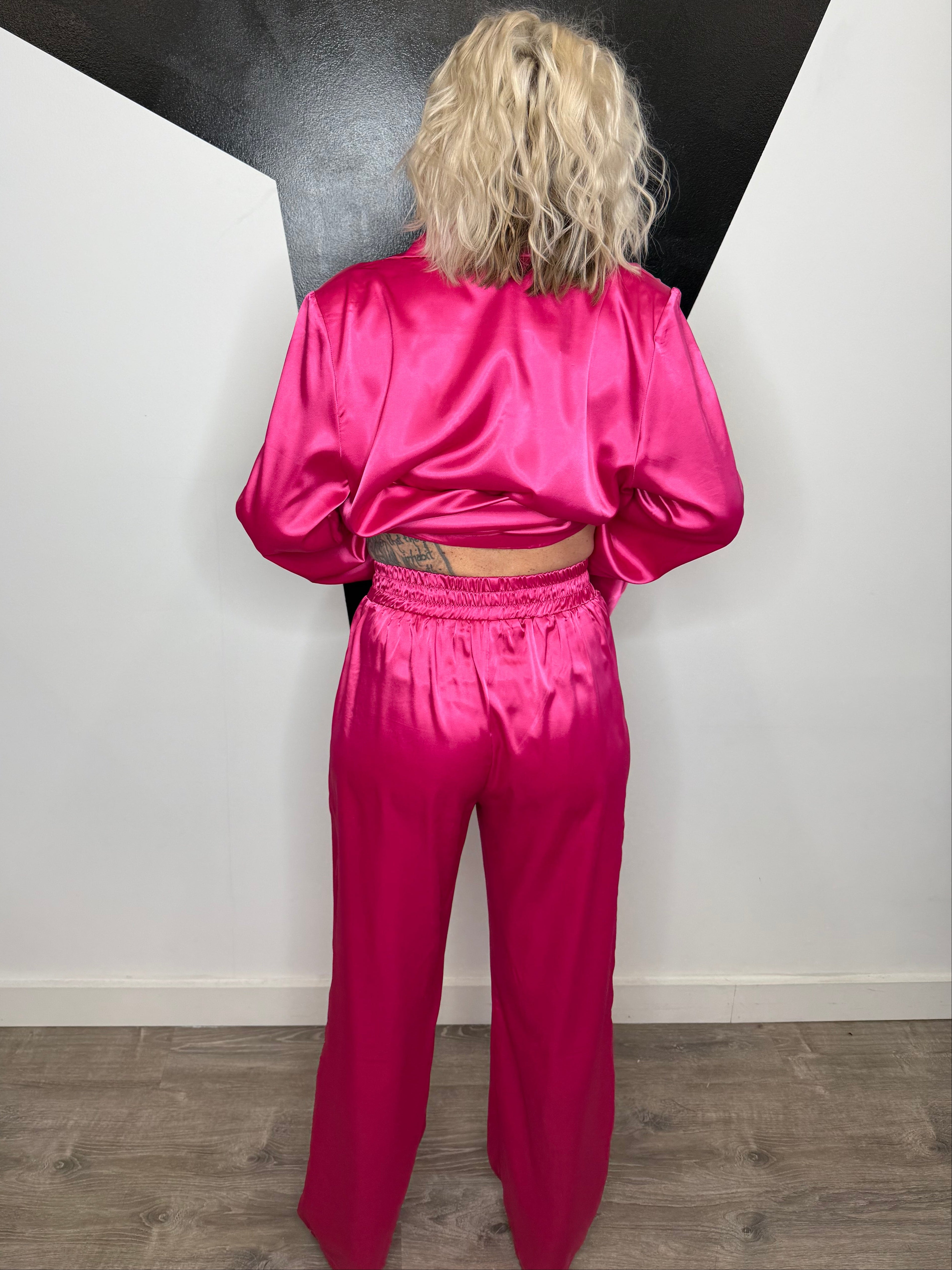 Three Piece Satin Siren Set