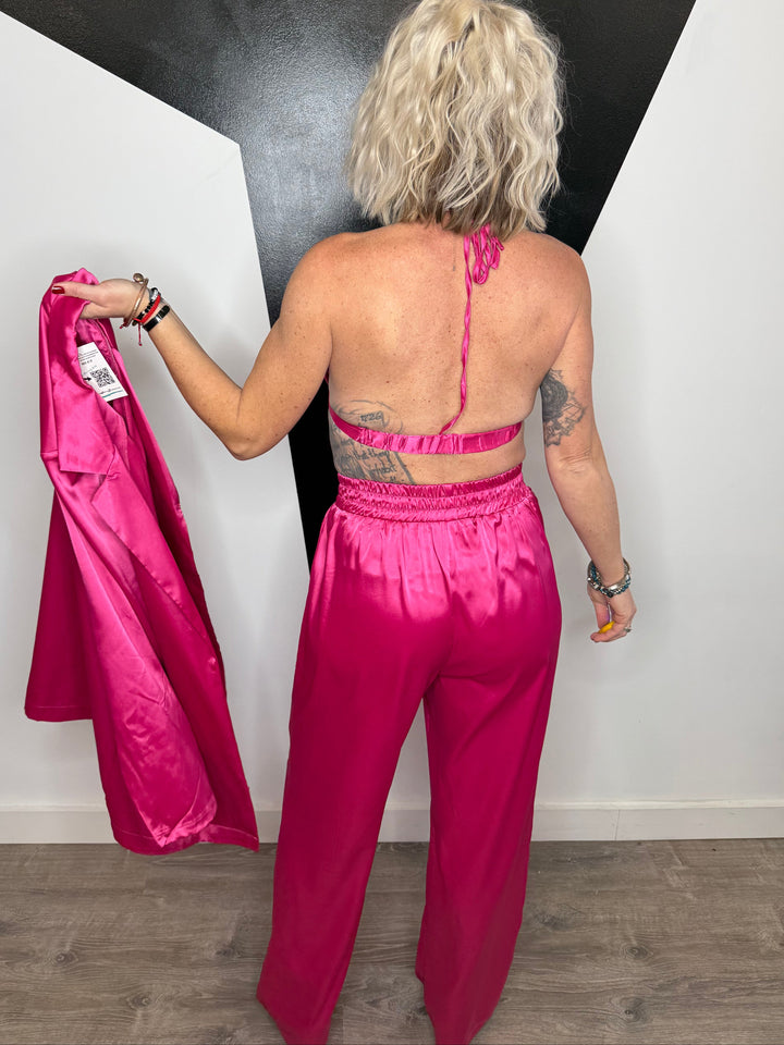 Three Piece Satin Siren Set
