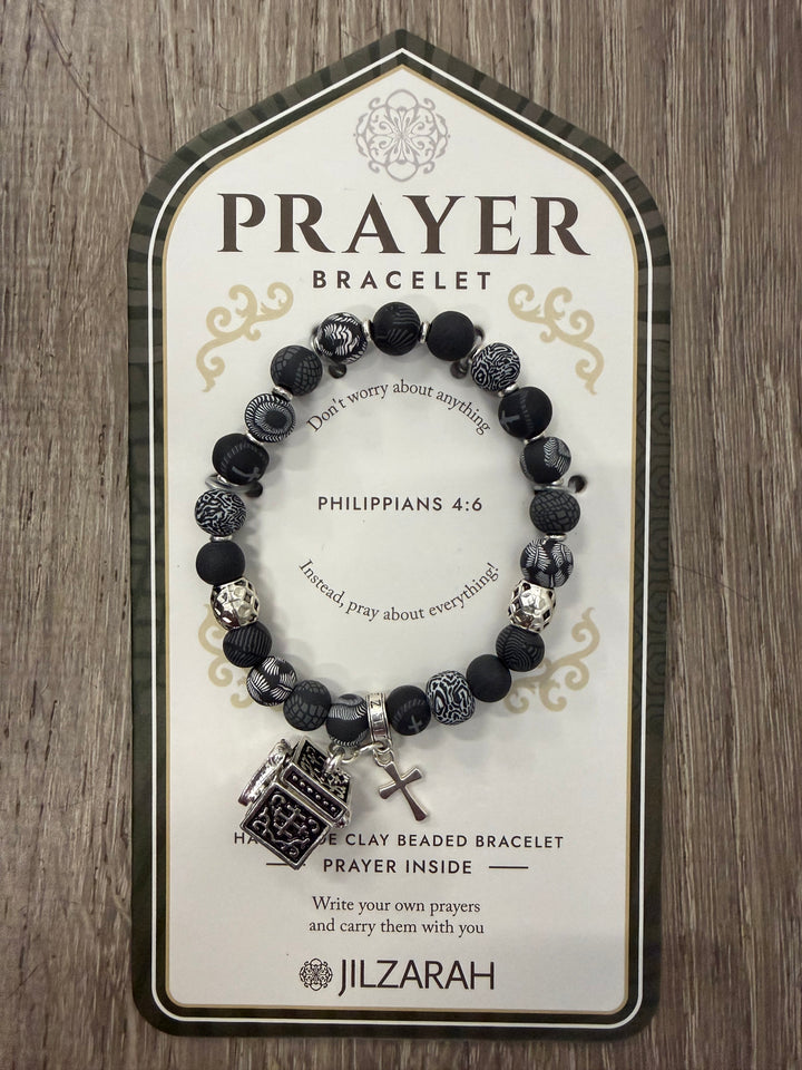 Handmade Prayer Bracelet in Black