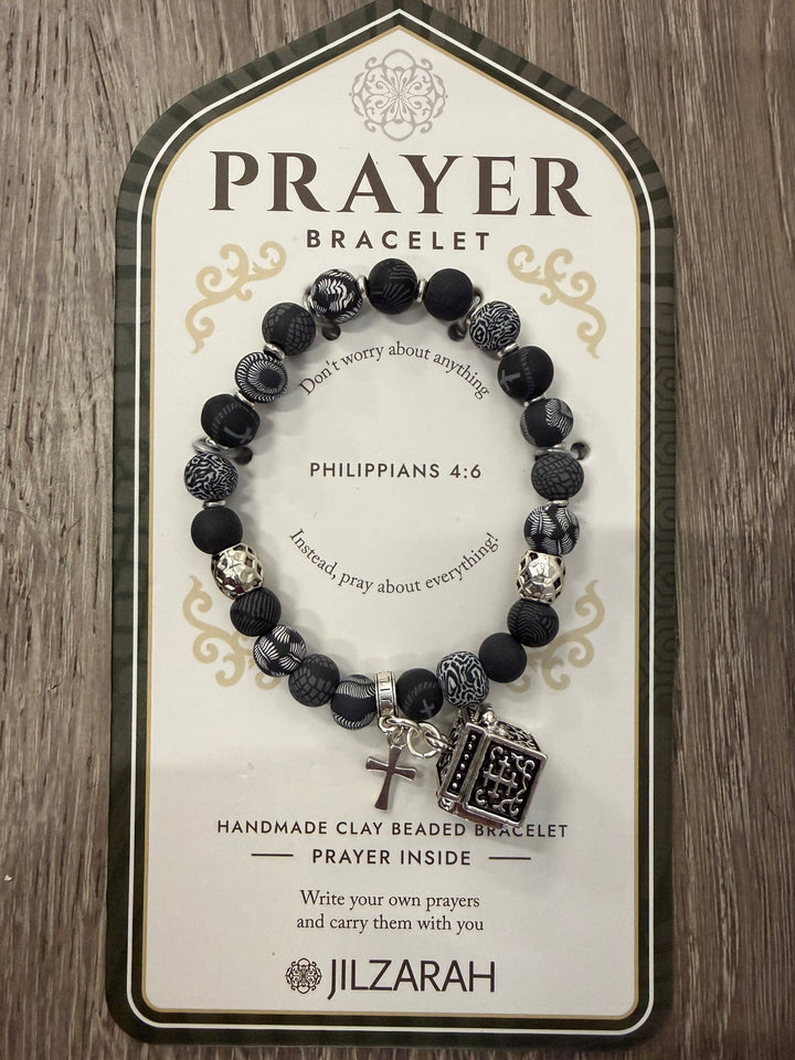 Handmade Prayer Bracelet in Black