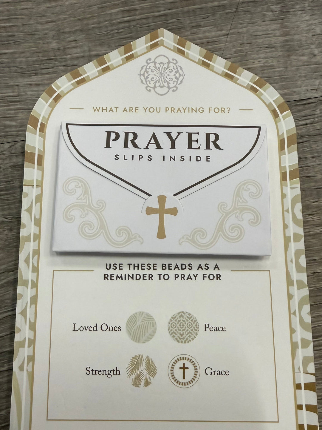 Handmade Prayer Bracelet in White