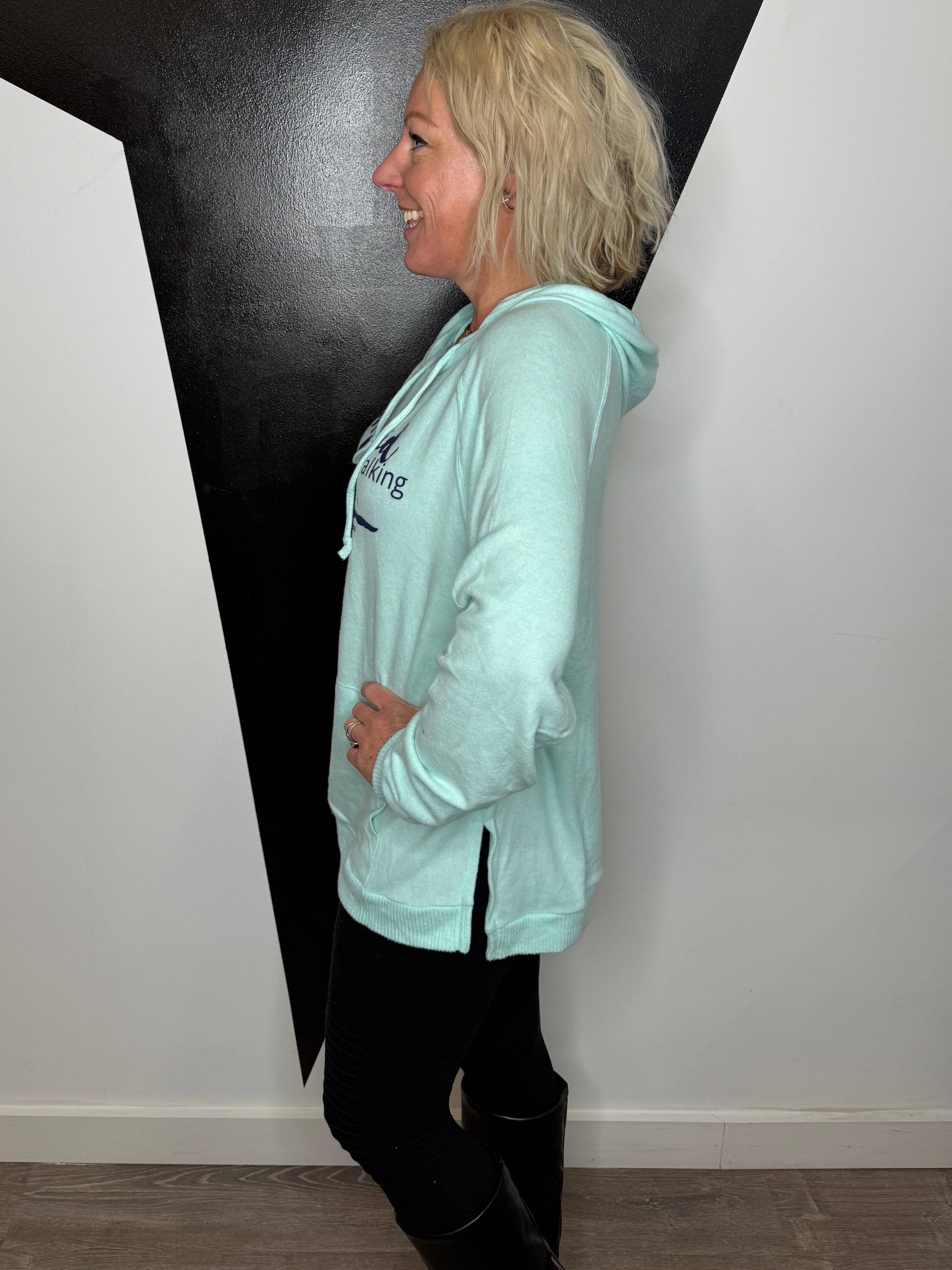 MW Lightweight Hoodie in Mint