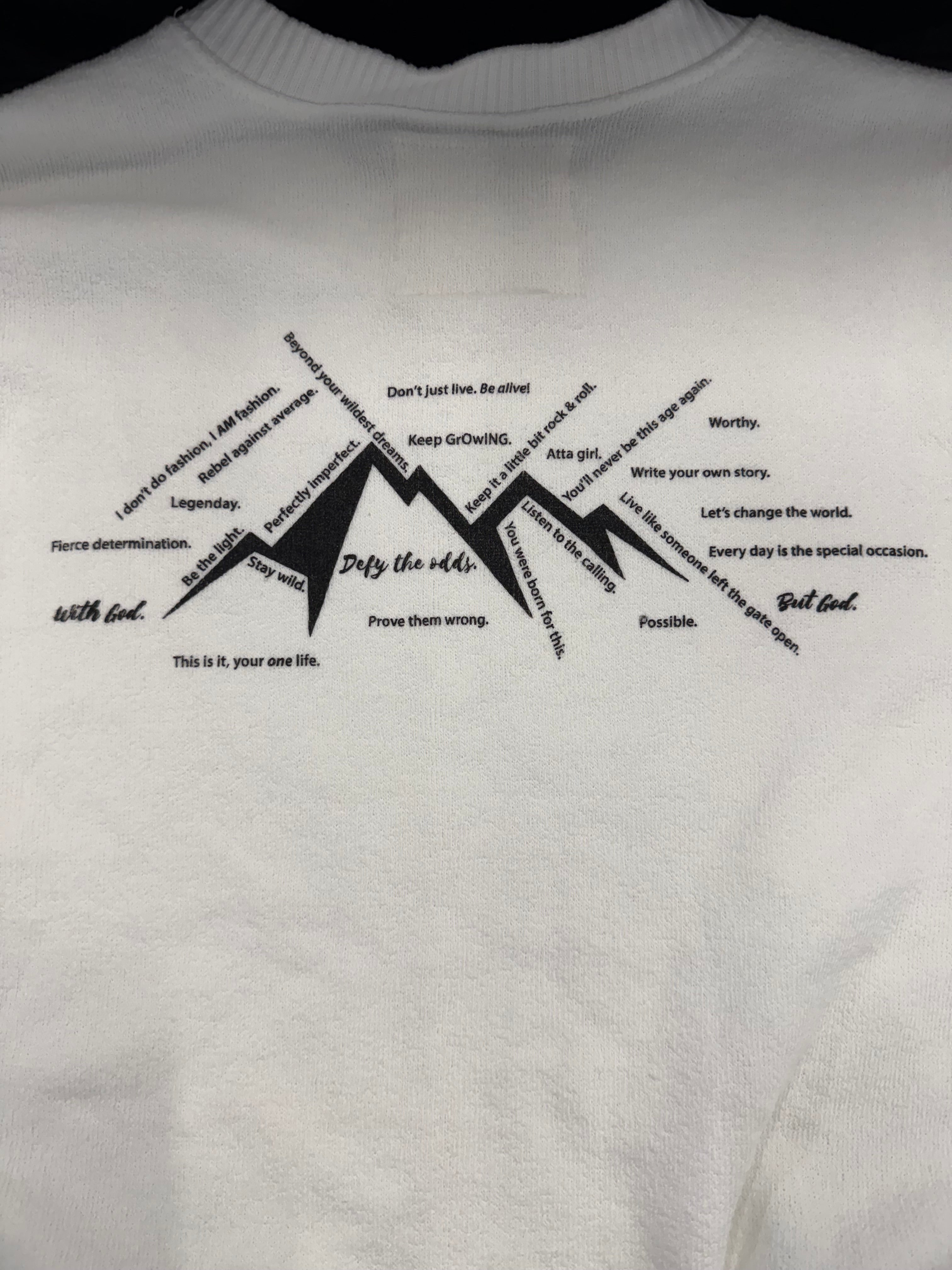 You Fly Pullover in White