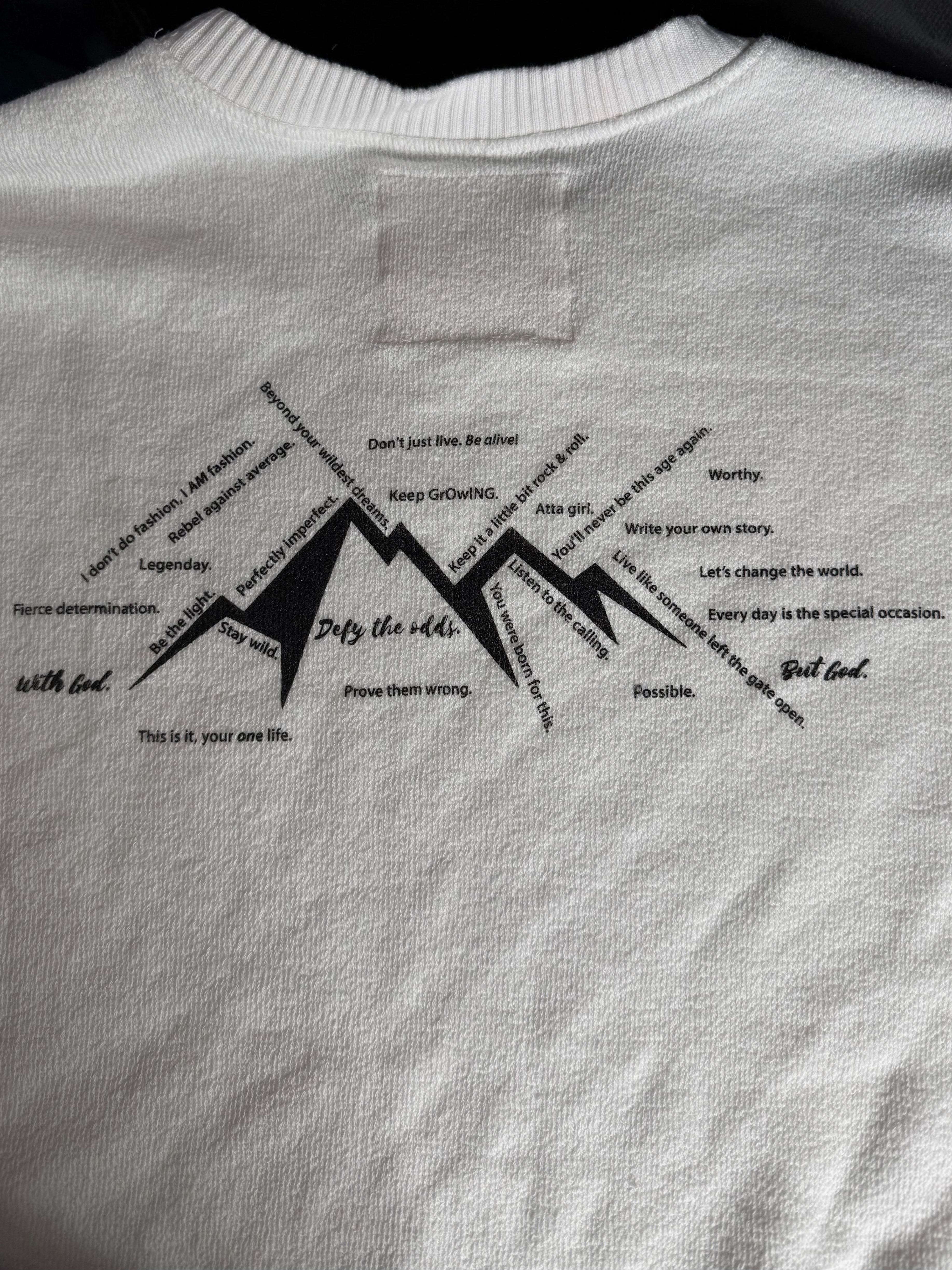 You Fly Pullover in White