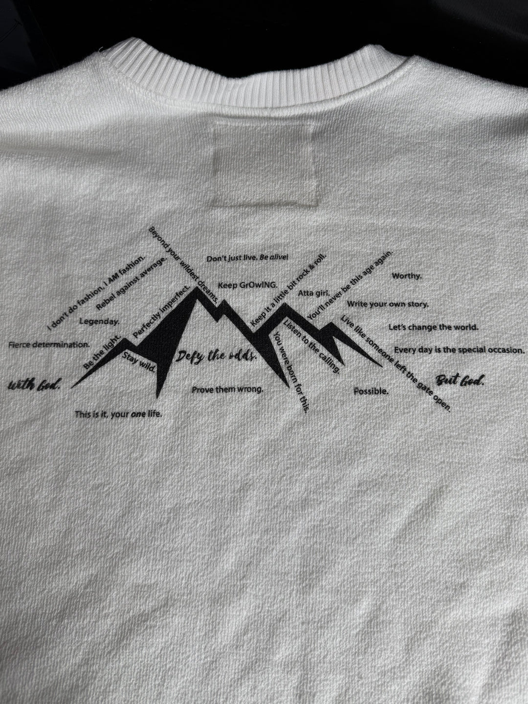 You Fly Pullover in White