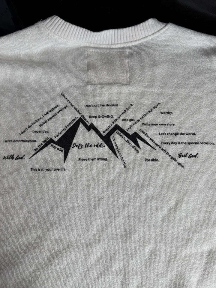 You Fly Pullover in White
