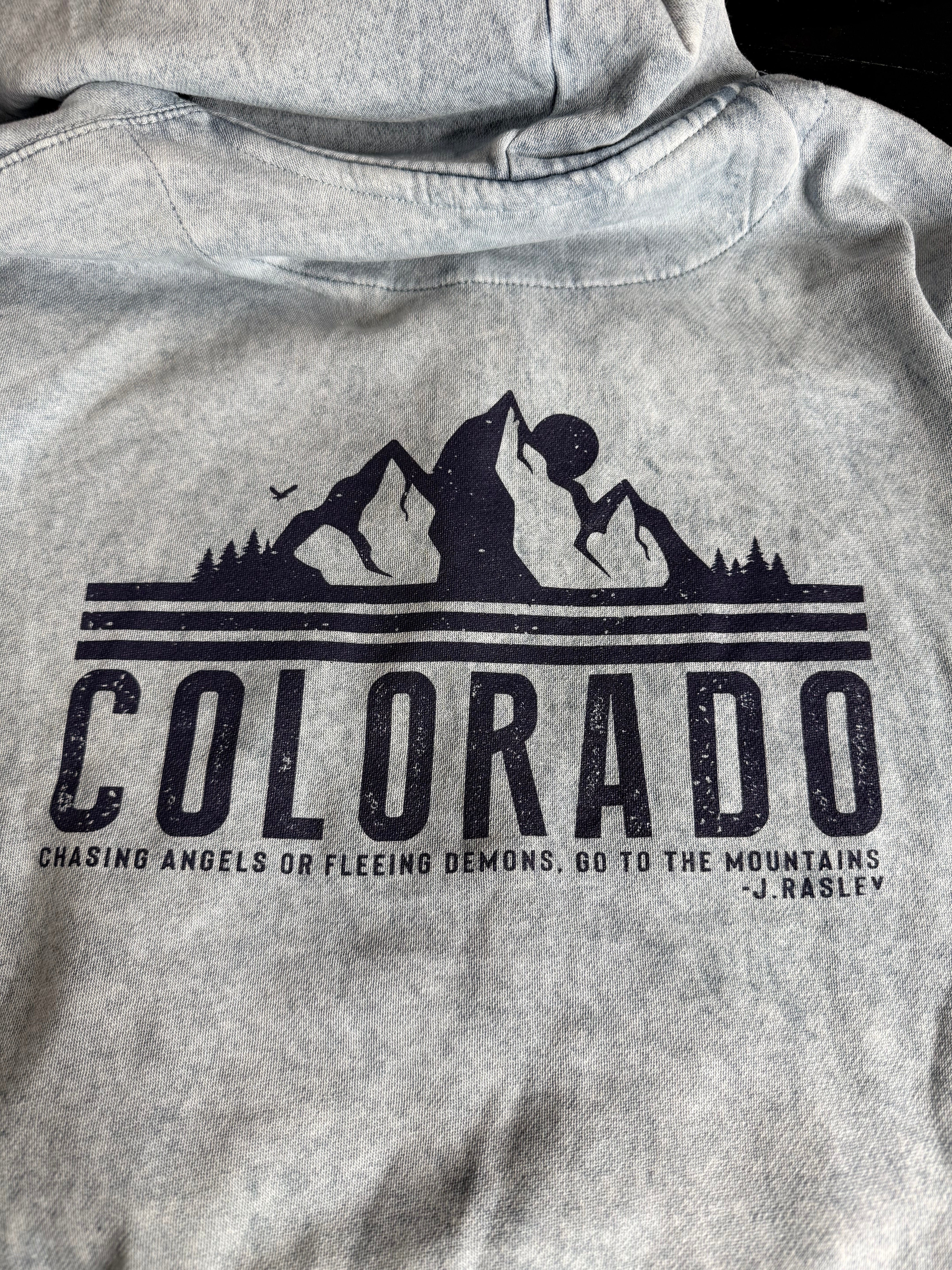 Chasing Angels CO Hoodie in Blue