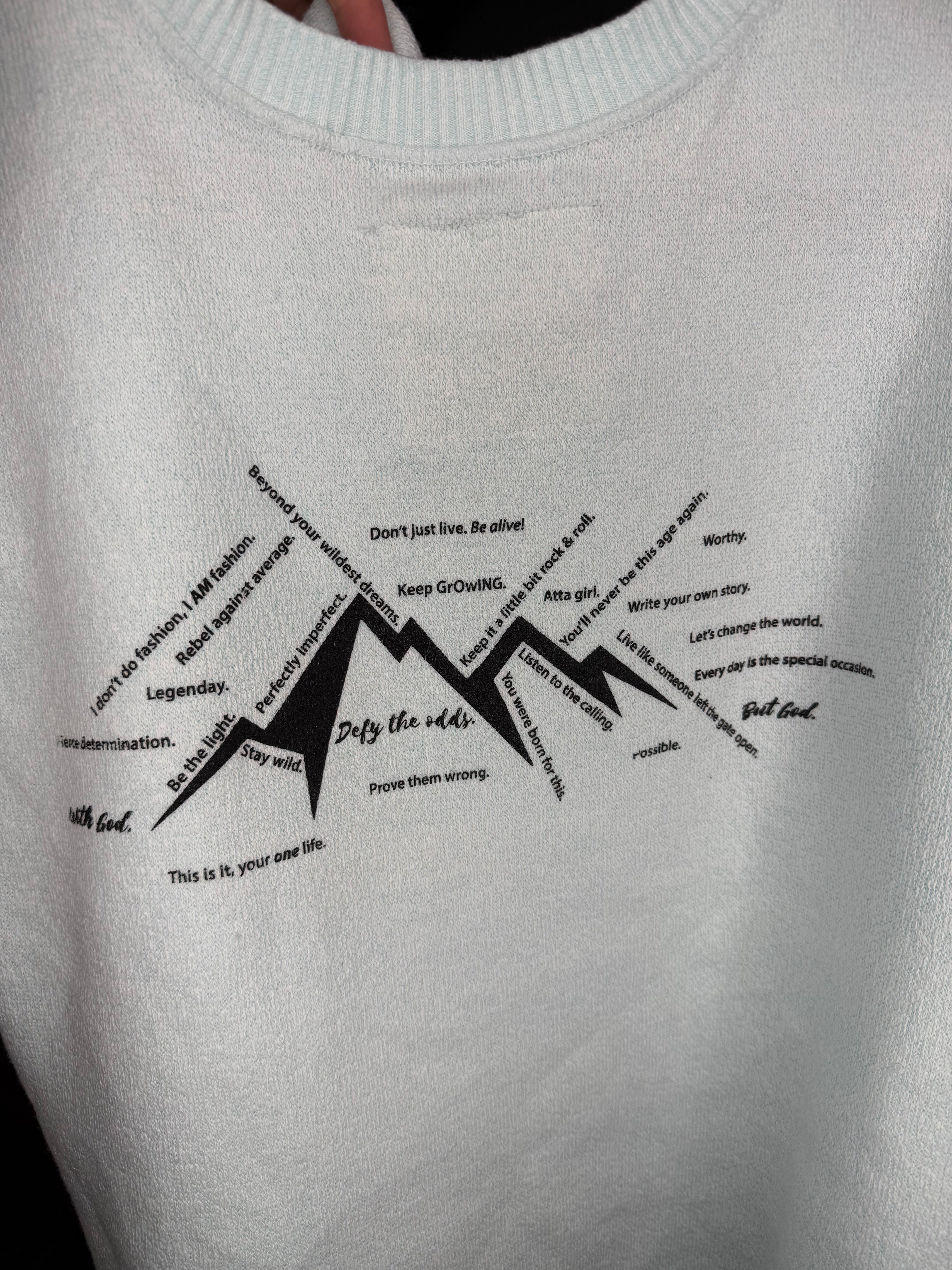 You Fly Pullover in Aqua