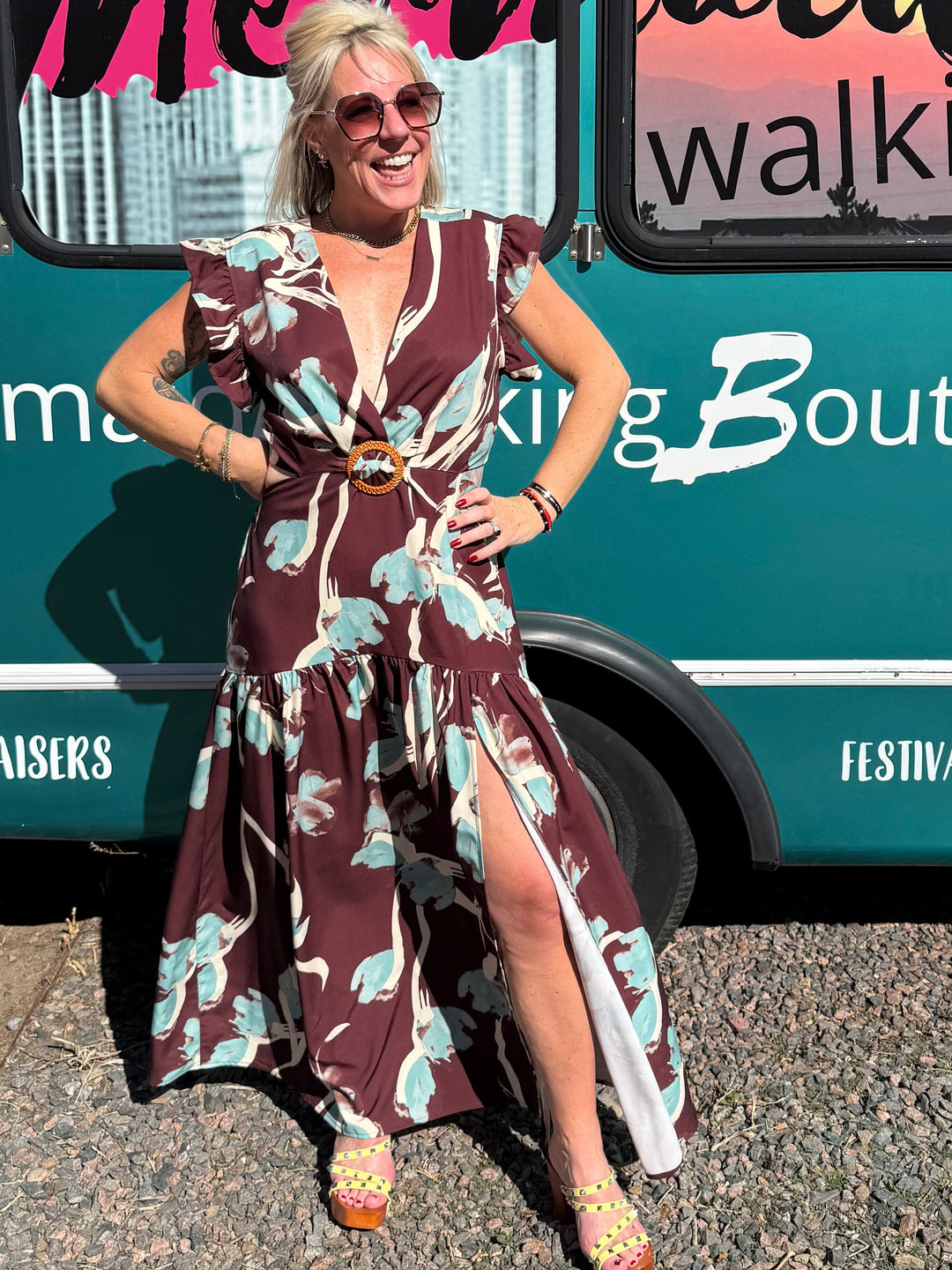 Fiera Floral Maxi Dress