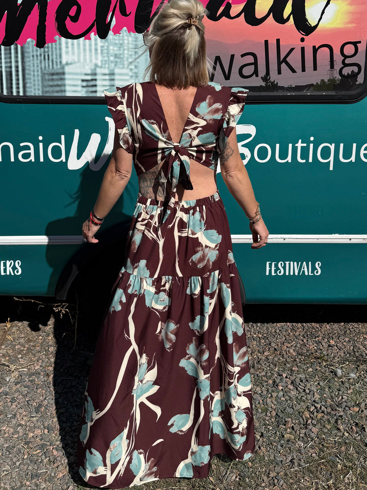 Fiera Floral Maxi Dress