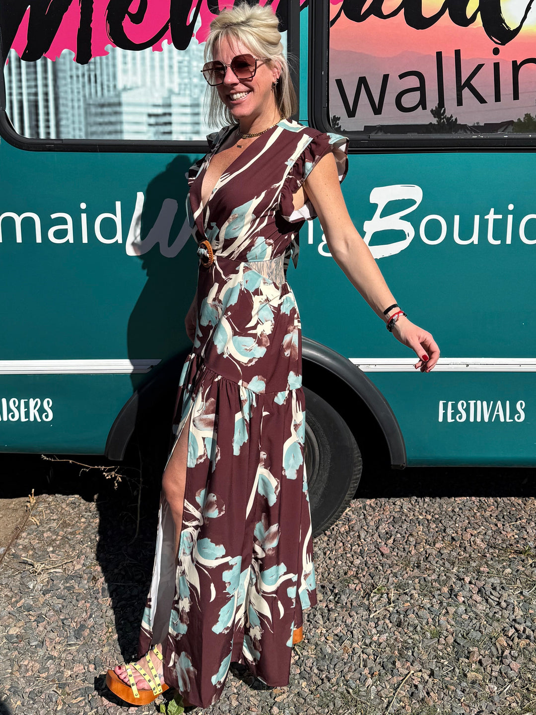 Fiera Floral Maxi Dress