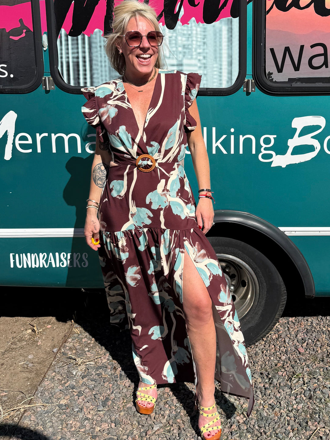 Fiera Floral Maxi Dress