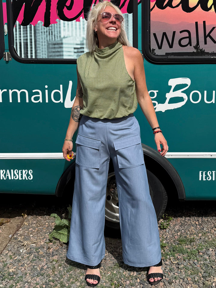 Marina Pants in Blue