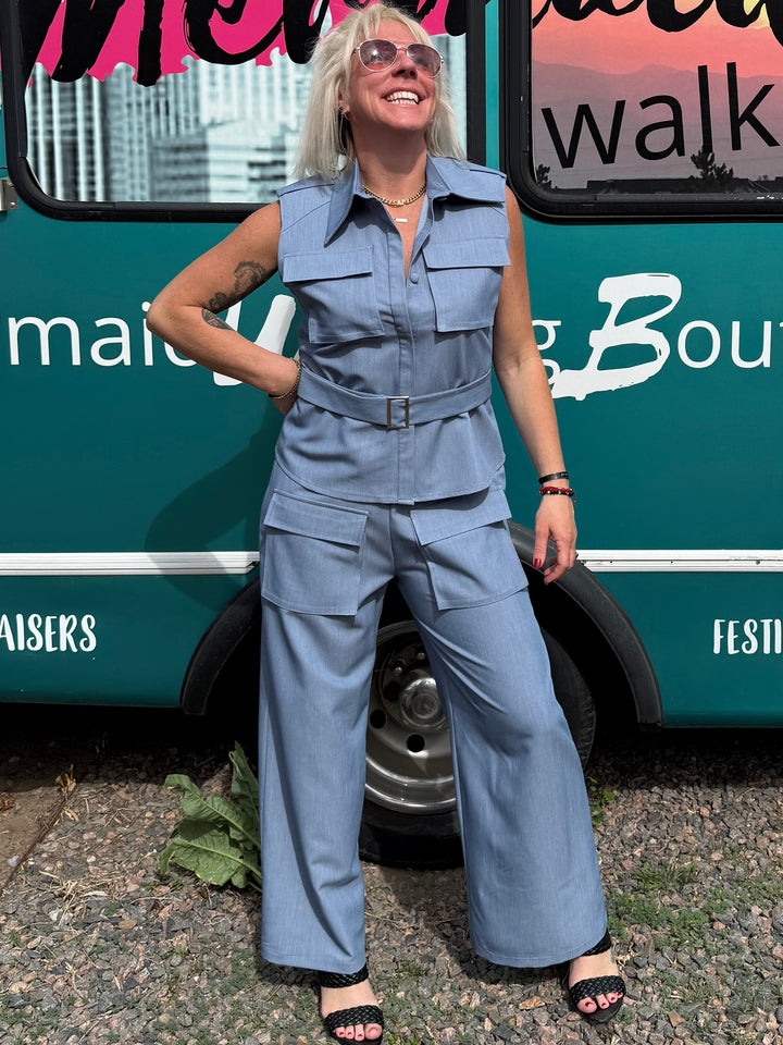 Marina Pants in Blue