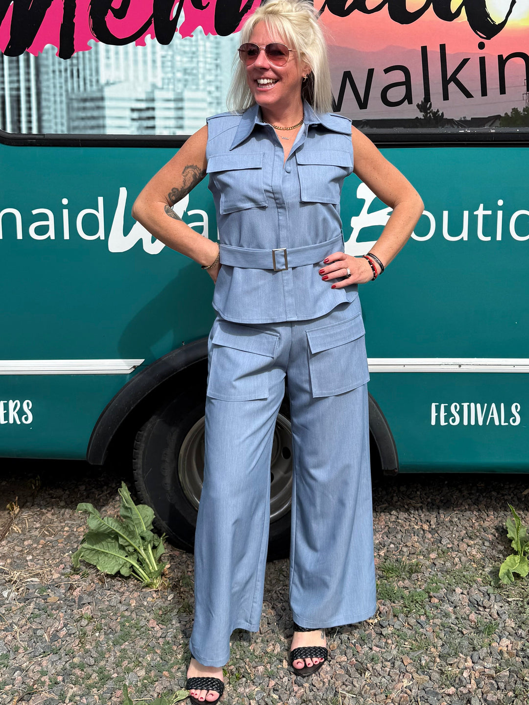 Marina Pants in Blue