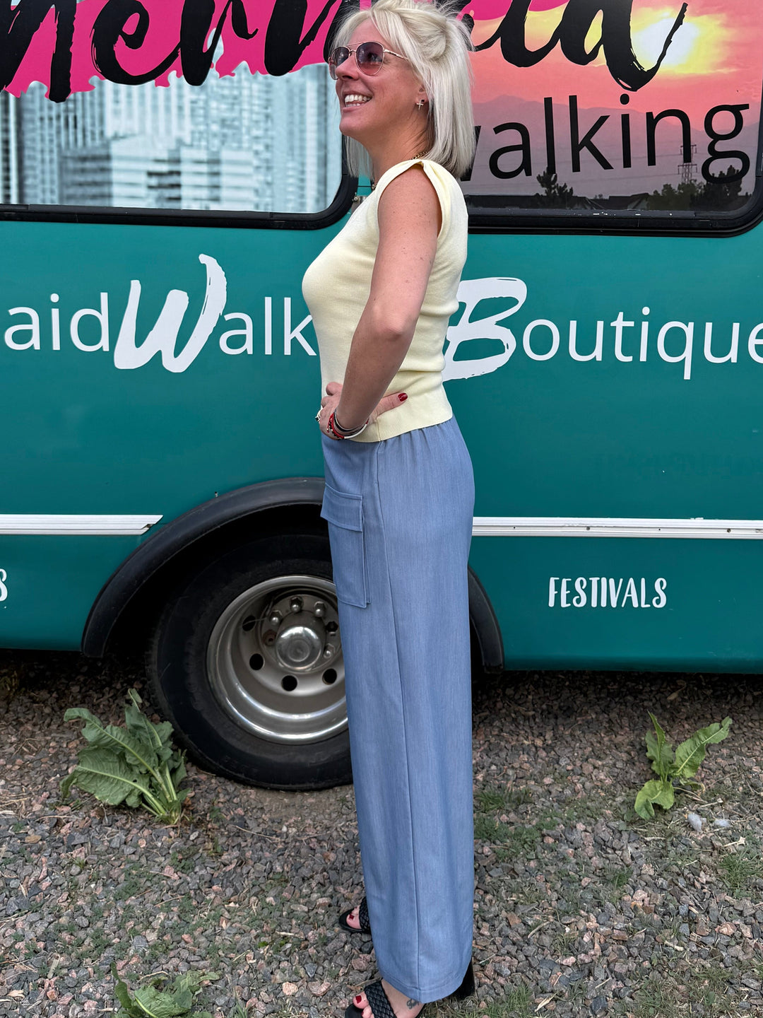 Marina Pants in Blue