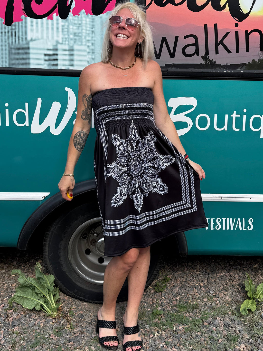 Portia Dress in Black