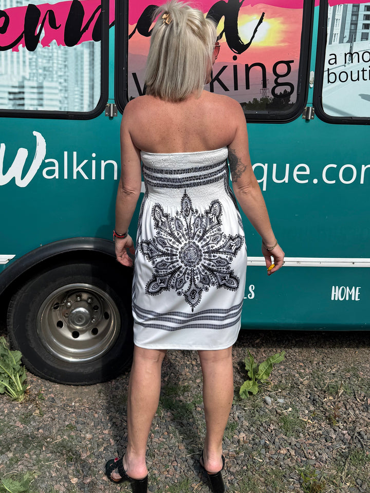 Portia Dress in White