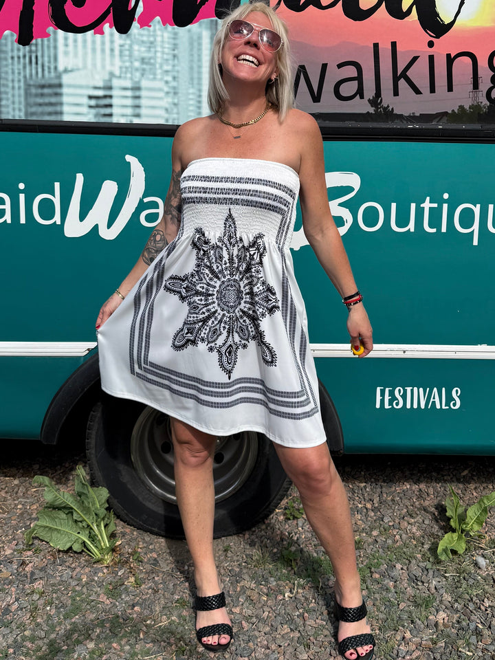 Portia Dress in White