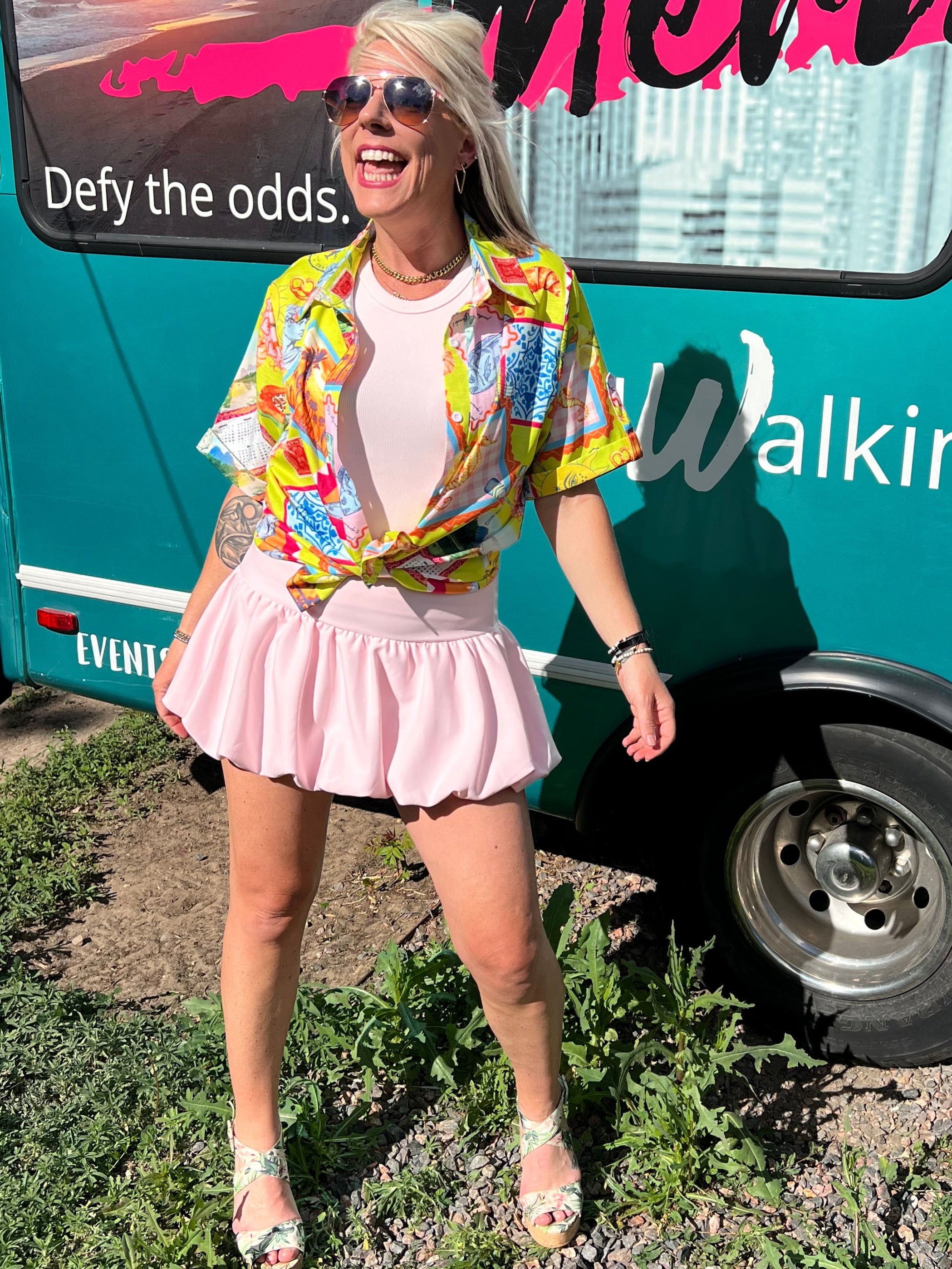 Euro Trip Button Up Top