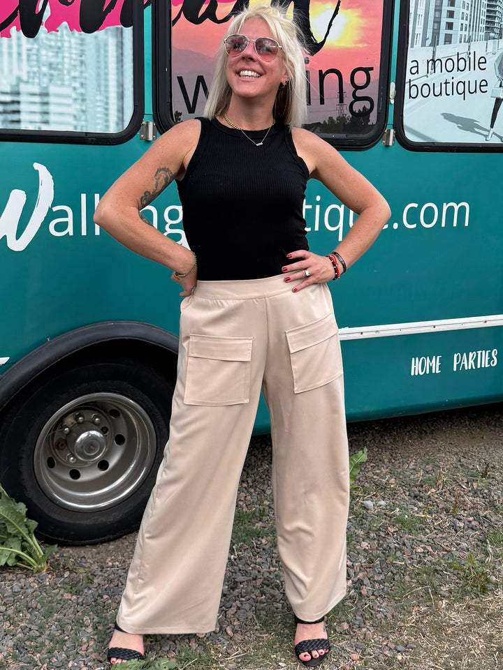 Marina Pants in Khaki