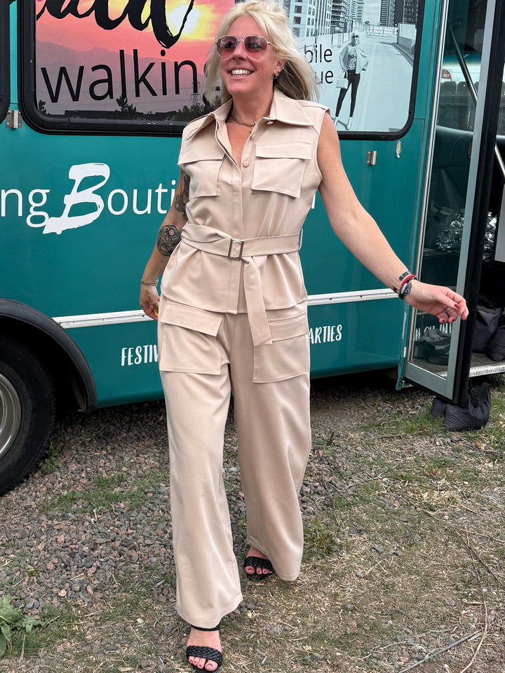 Marina Pants in Khaki
