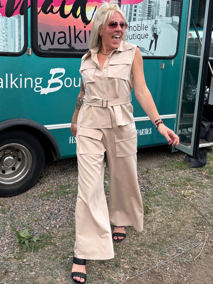 Marina Pants in Khaki