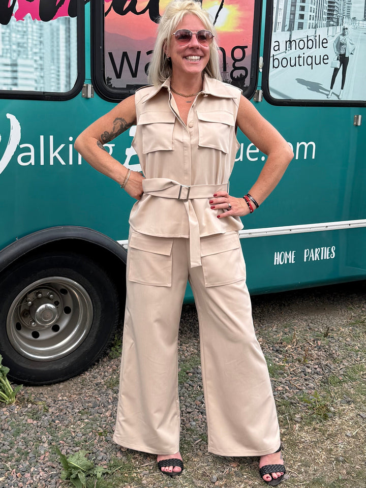 Marina Pants in Khaki