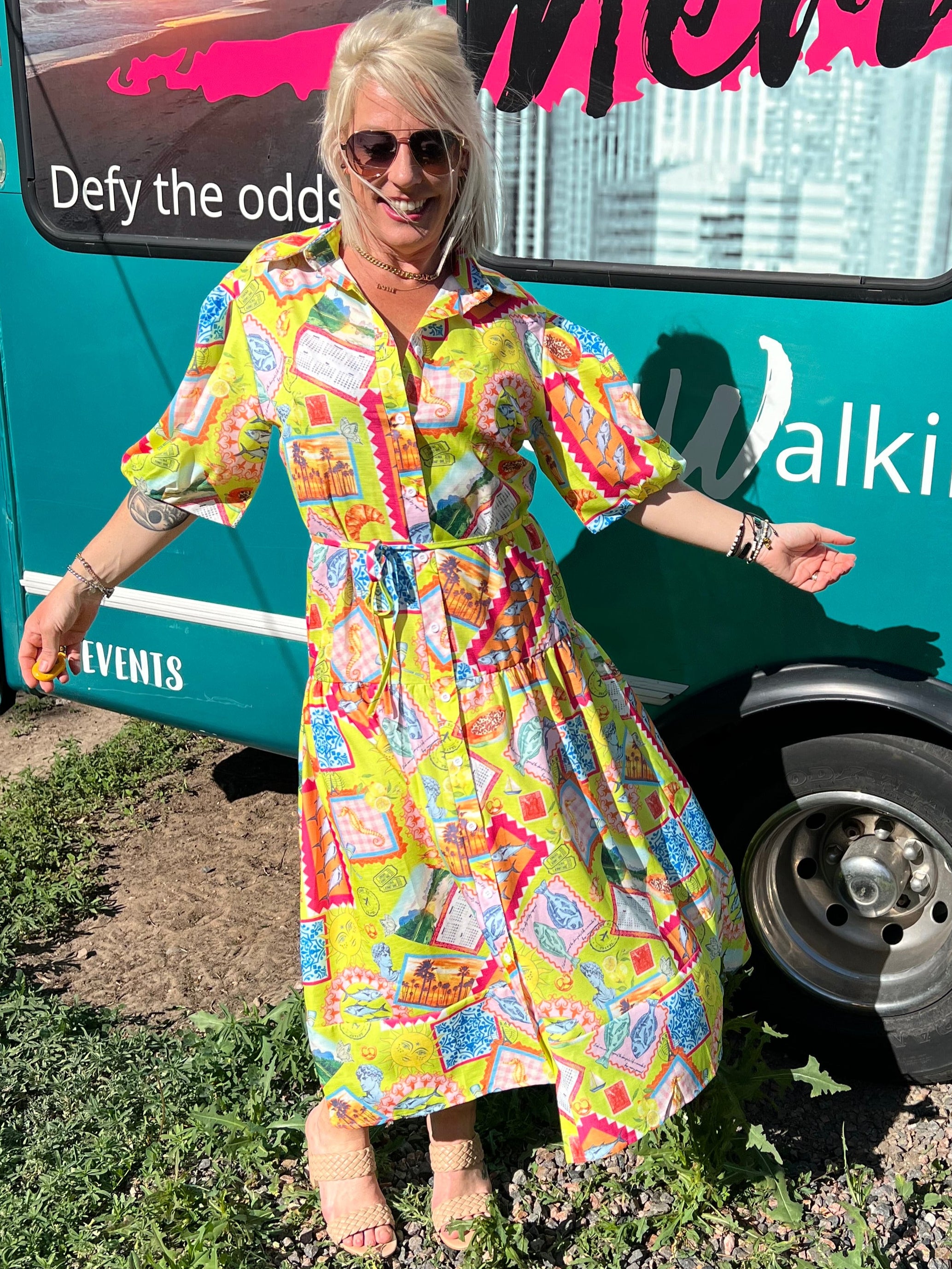 Euro Trip Maxi Dress