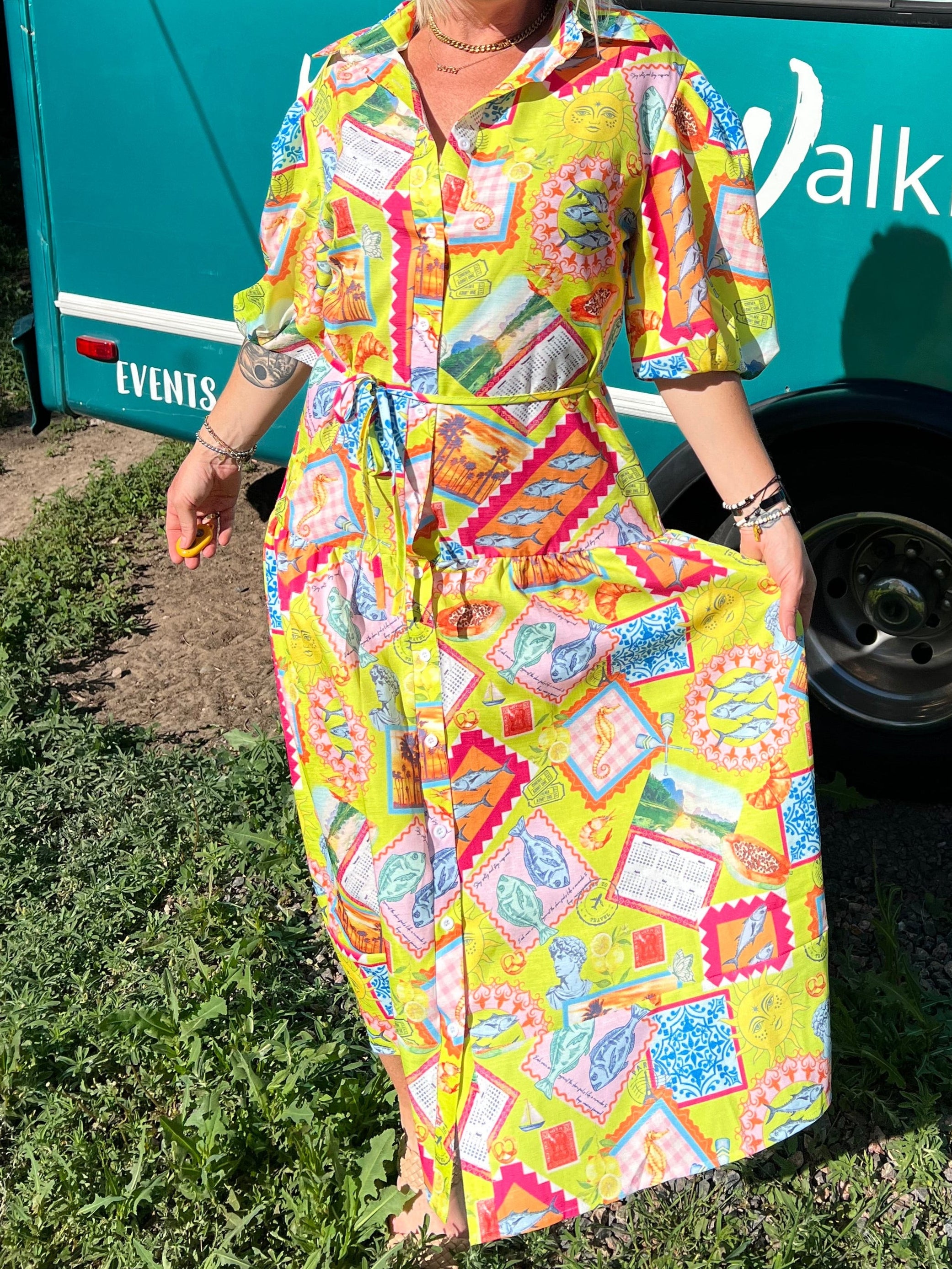 Euro Trip Maxi Dress