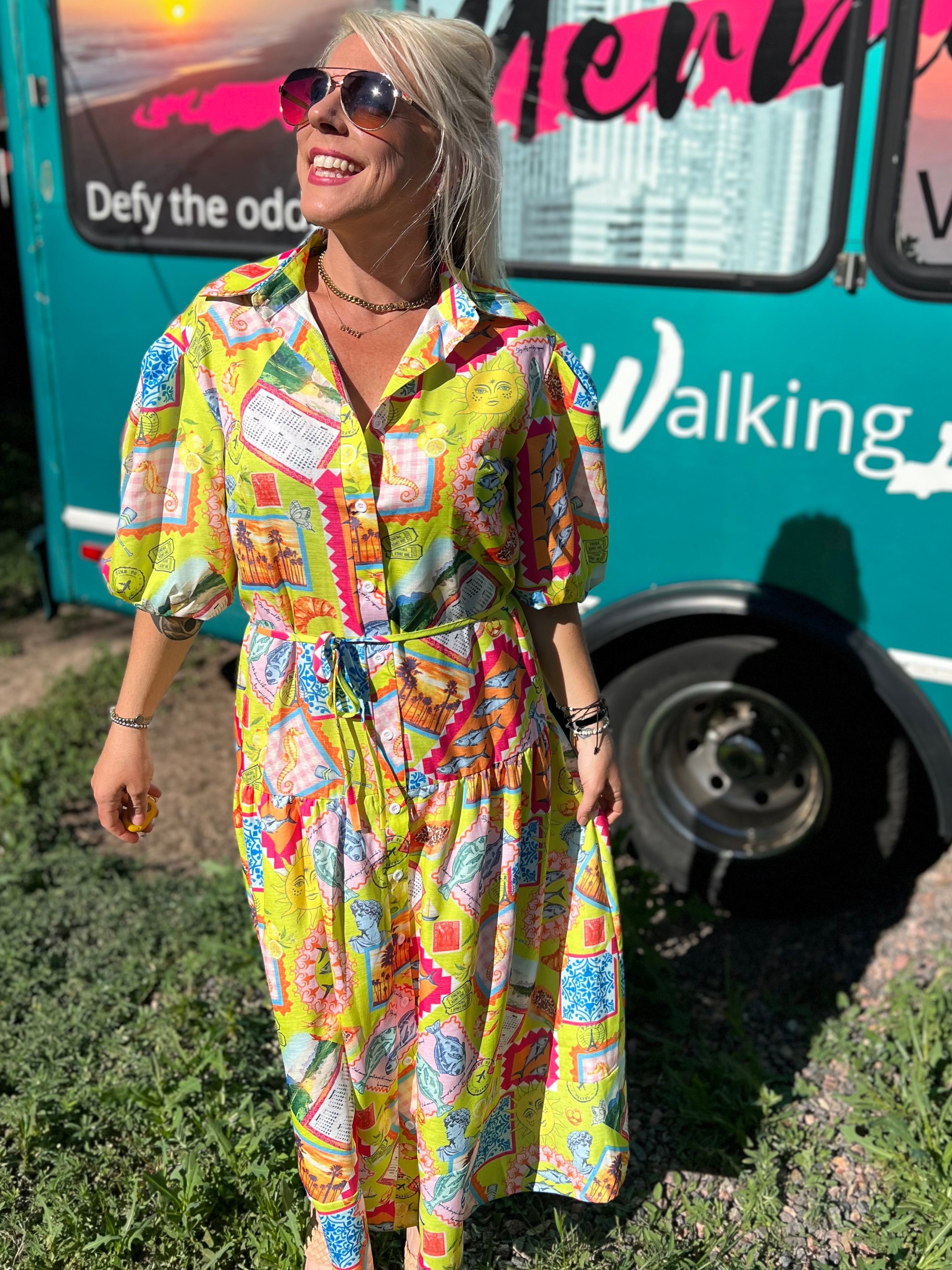 Euro Trip Maxi Dress