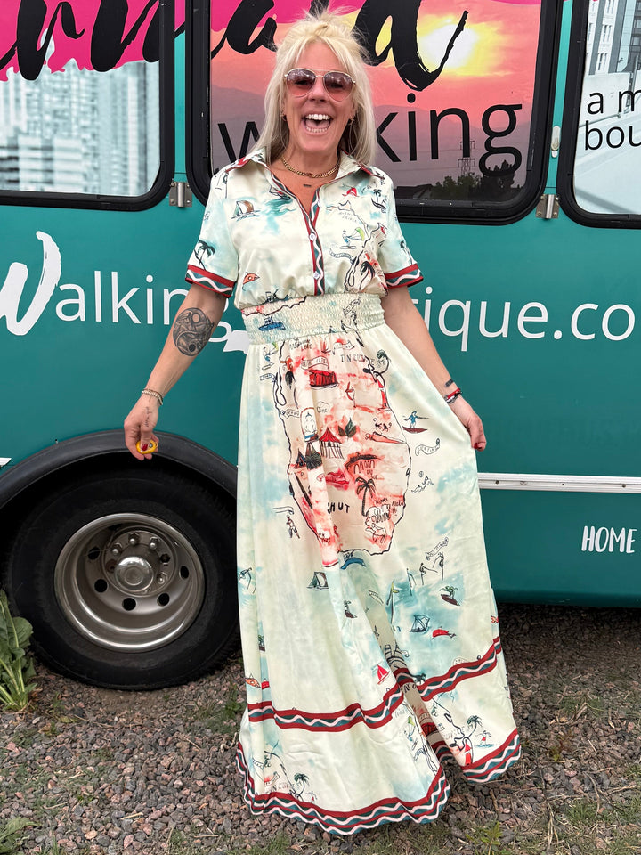 Treasure Map Dress