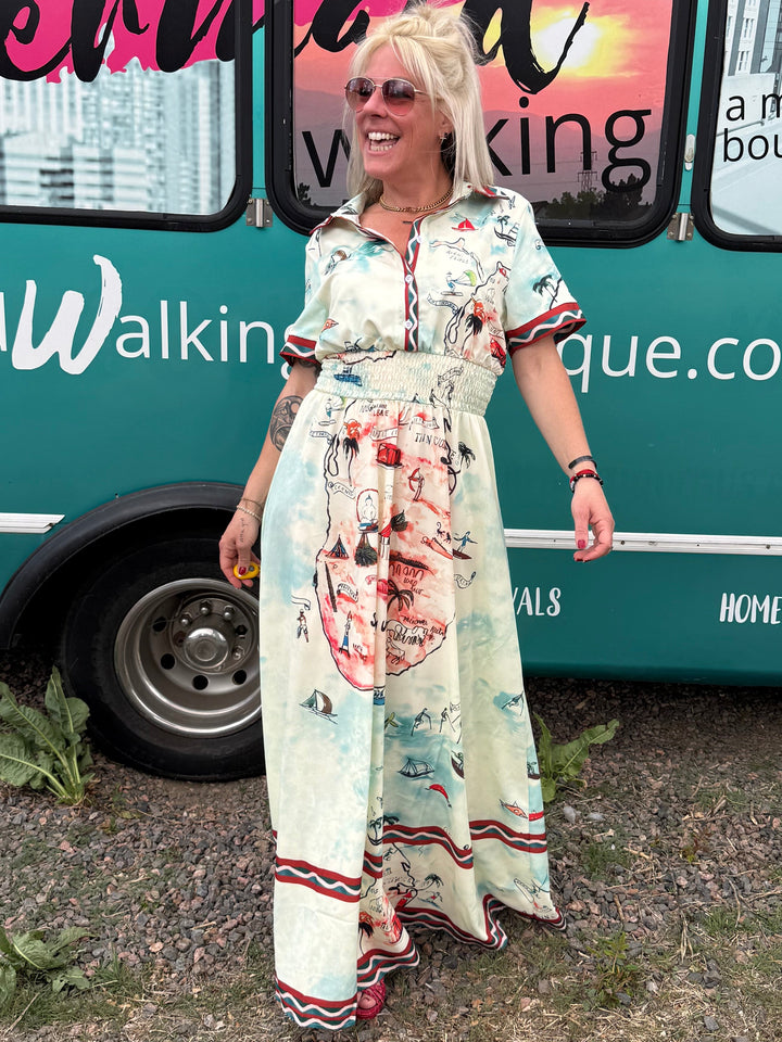 Treasure Map Dress