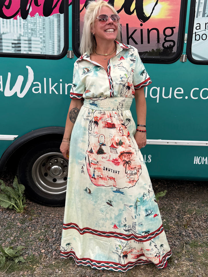 Treasure Map Dress