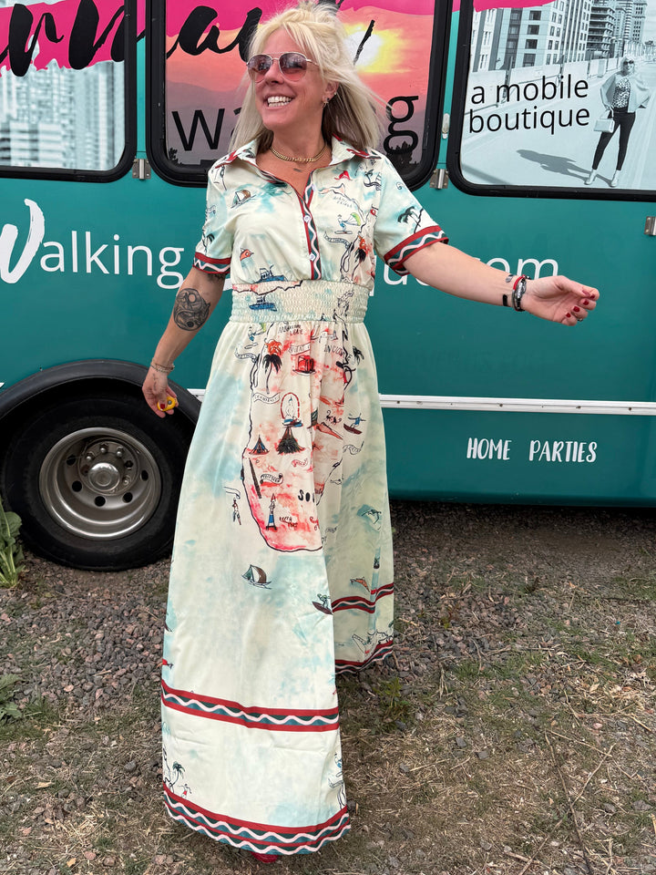 Treasure Map Dress