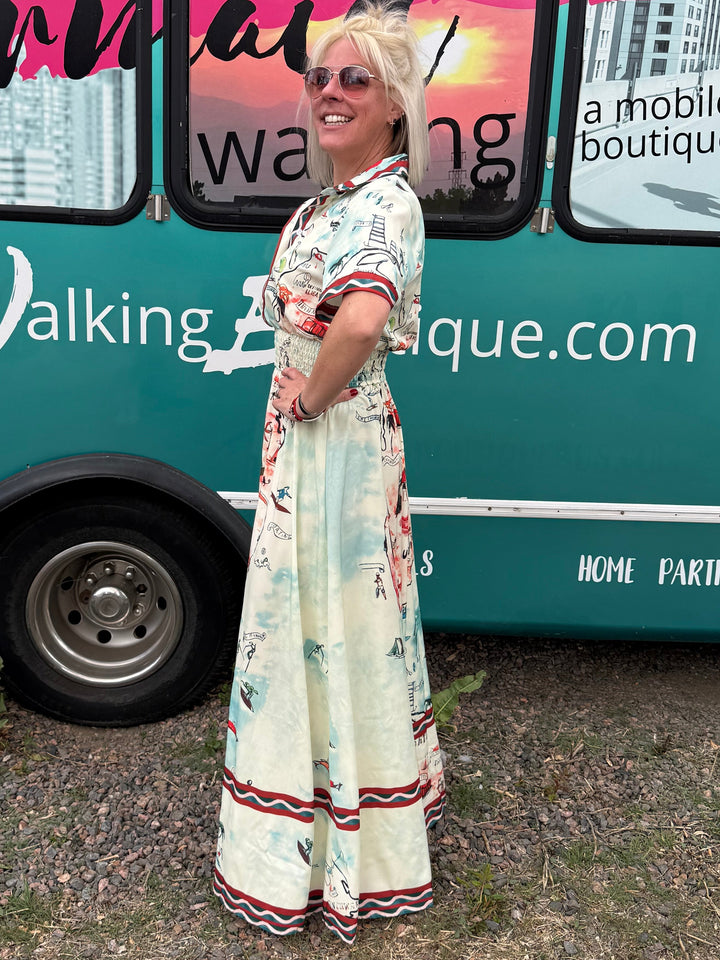 Treasure Map Dress