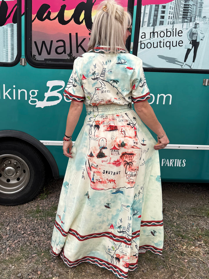 Treasure Map Dress