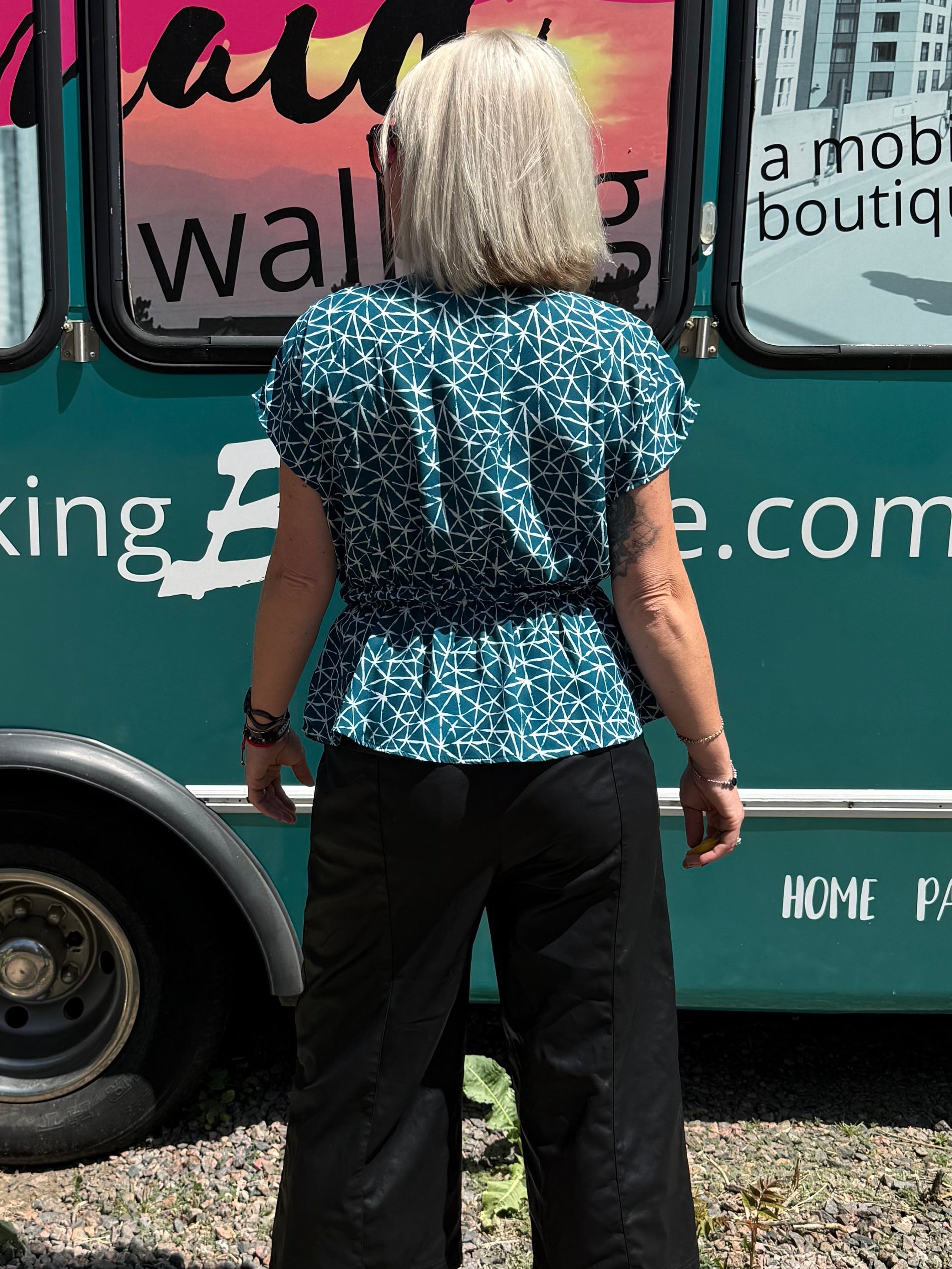 Darby Top in Teal