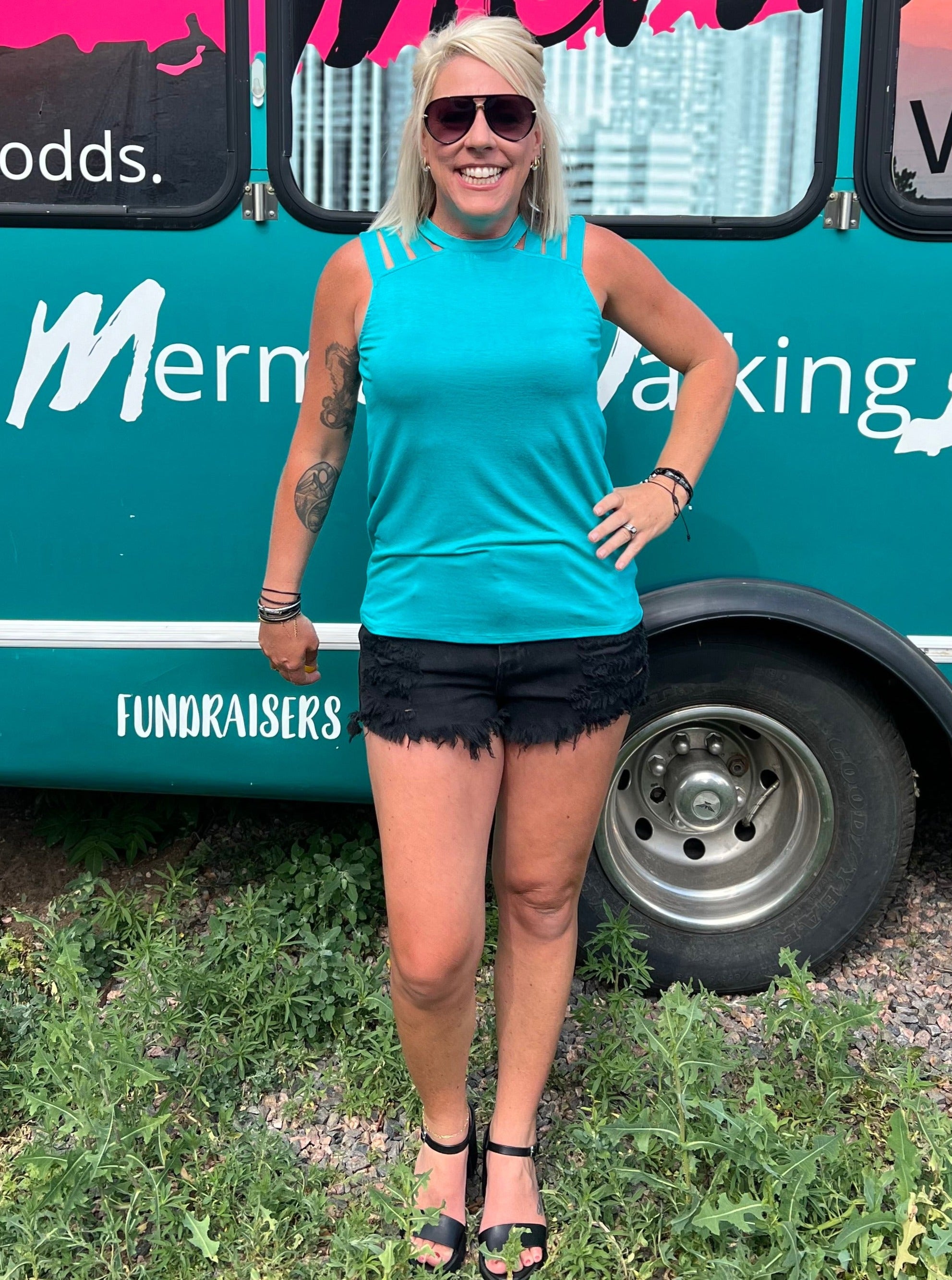 Tantalizing Teal Tank